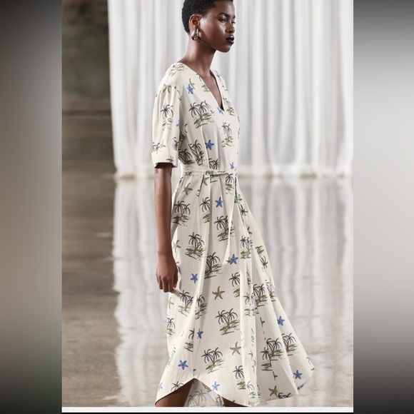Zara printed dress - Picture 4 of 6